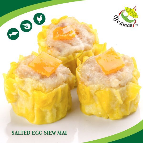 Salted egg siew mai