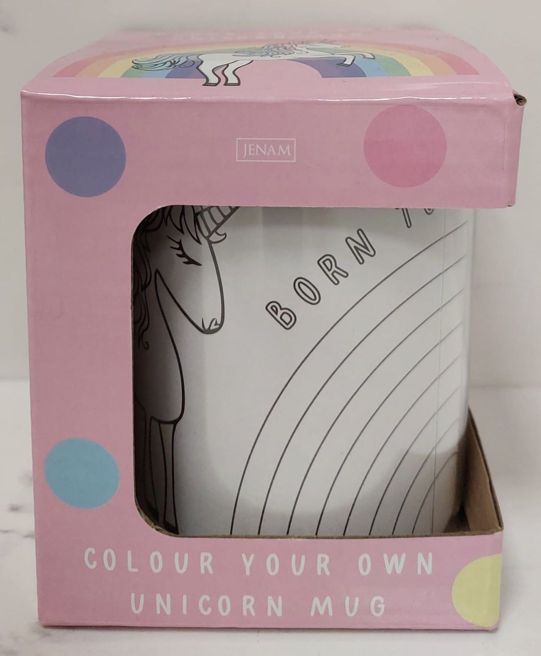 Unicorn paint your own mug