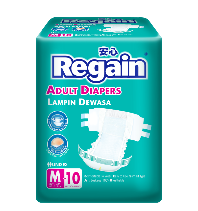 REGAIN ADULT DIAPERS M10 X 6