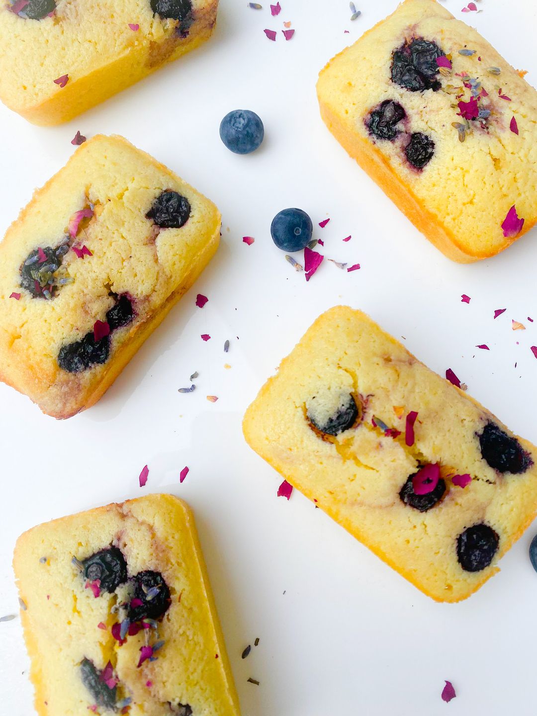 Lemon blueberry sourdough pound cake 