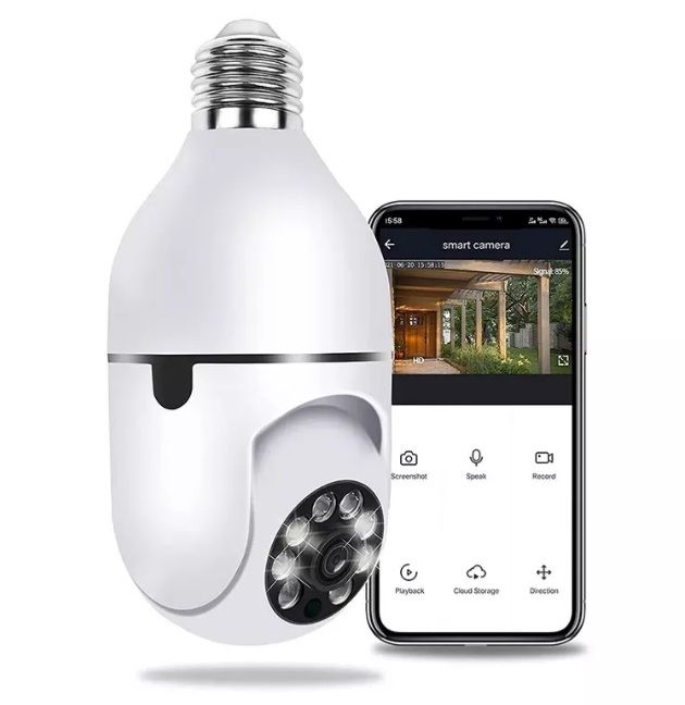 Smart Bulb Wifi Camera