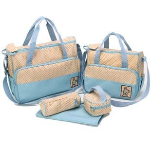 5 Pcs Nappy Bag Set