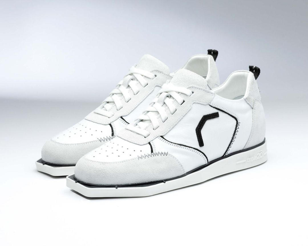 Triple 20 - White Full Leather 