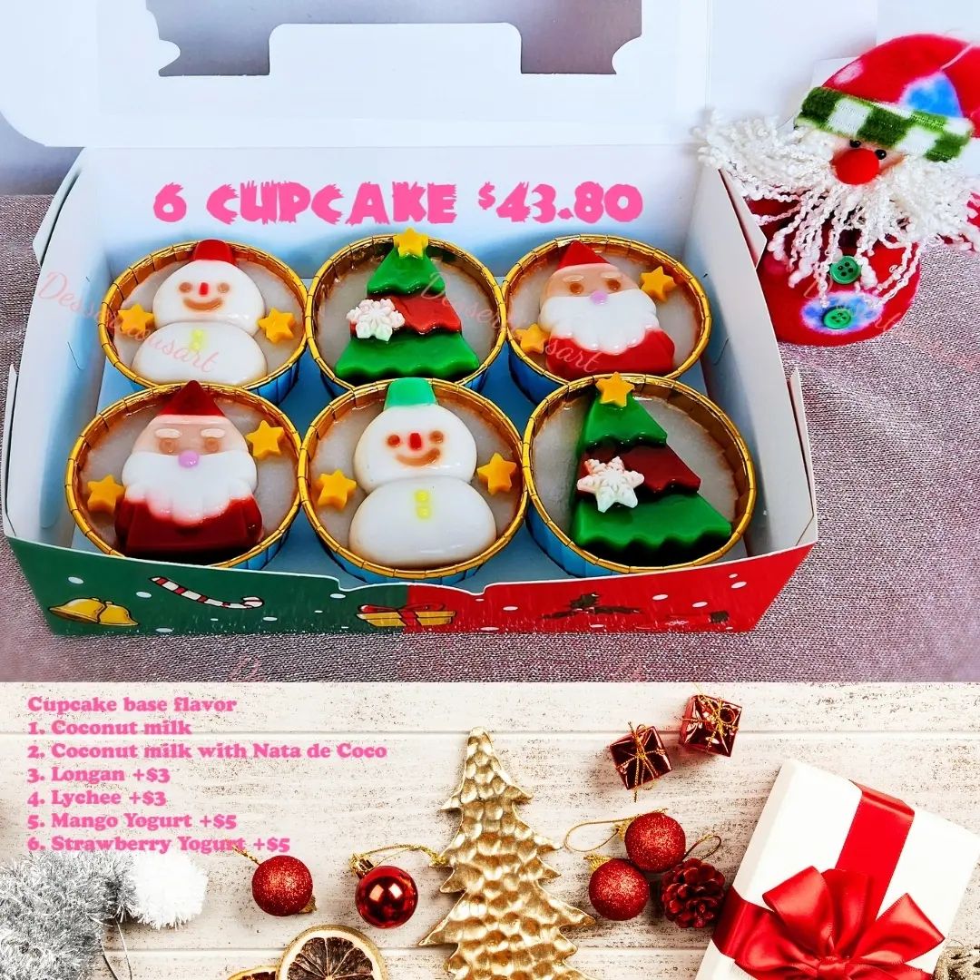 Christmas cupcake(coconut)