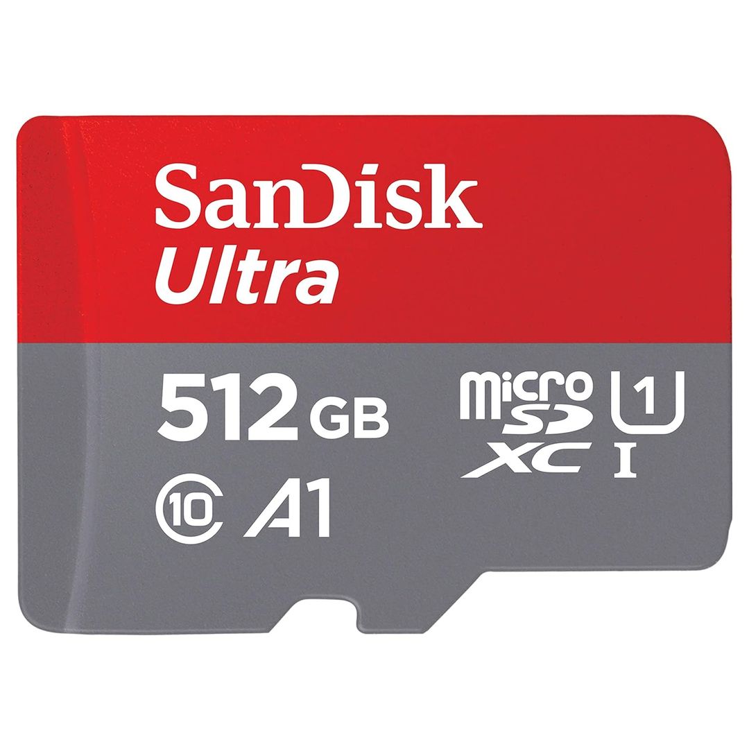 SanDisk Ultra (SDSQUAC-512G-GN6MN) microSDXC  UHS-I Card, 512GB, 150MB/s R, for Smartphones