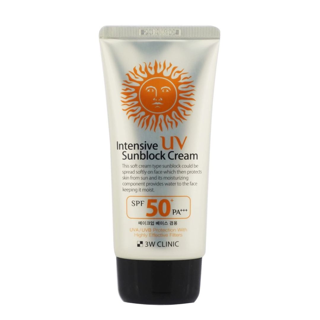 3W Clinic – Intensive UV Sunblock Cream SPF 50 PA+++