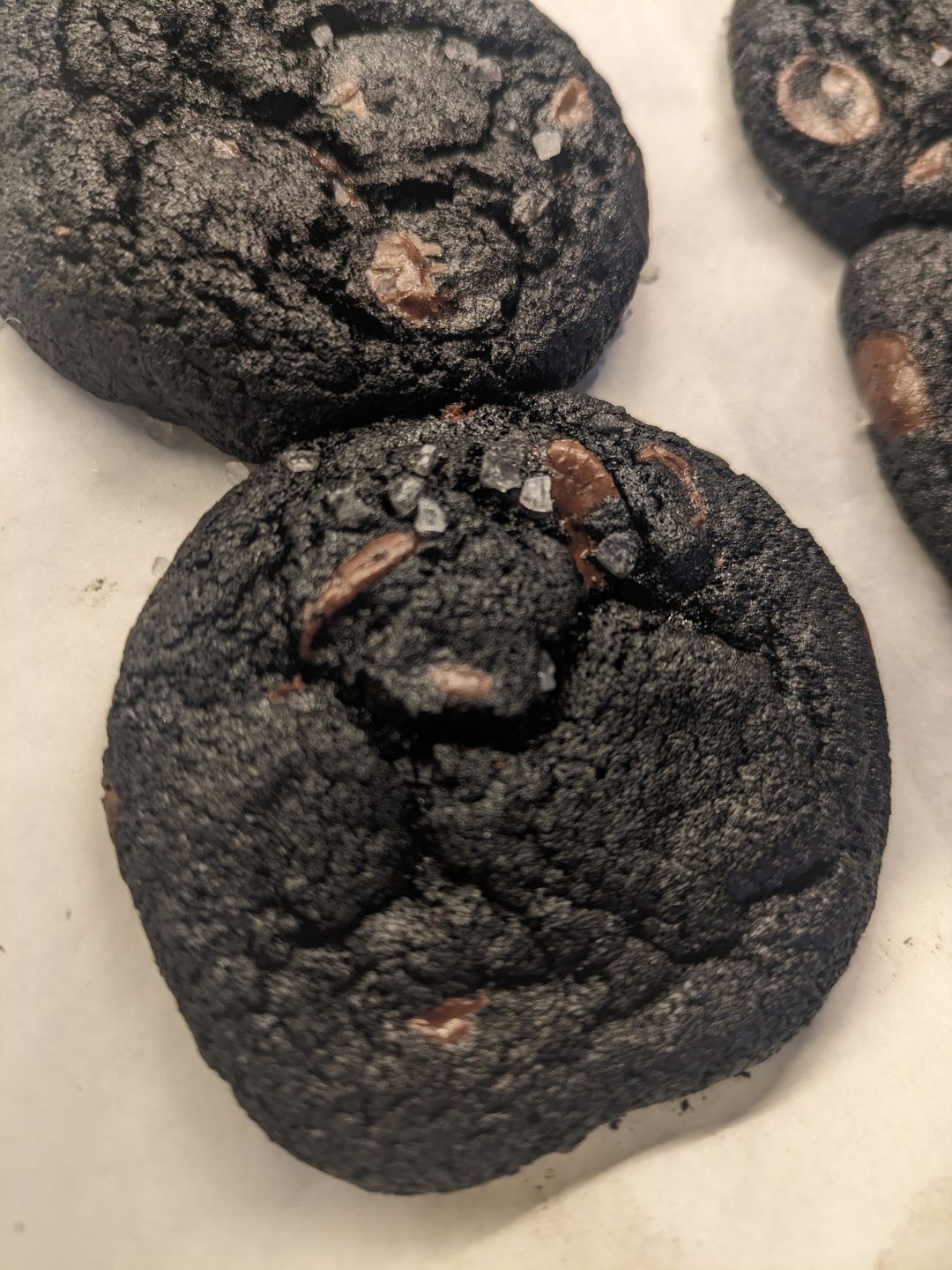 Dark Chocolate Seasalt Cookies