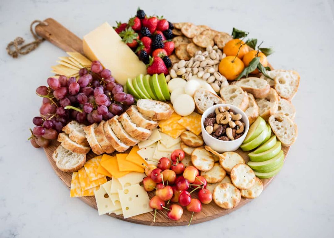 Festive Fruit & Cheese Platter