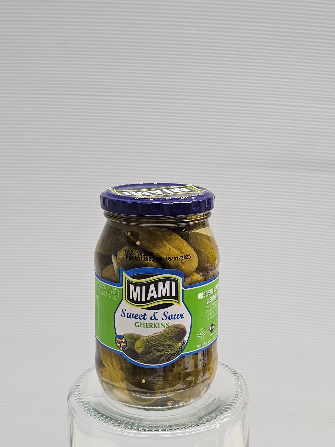 Miami Sweet & Sour Gherkins 380g