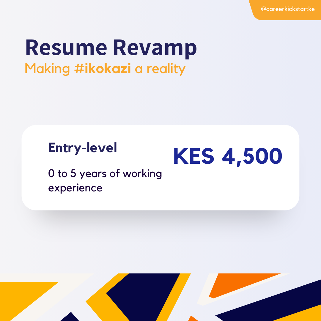 C.V Revamp :: Entry-level (0-5 years of working experience) 