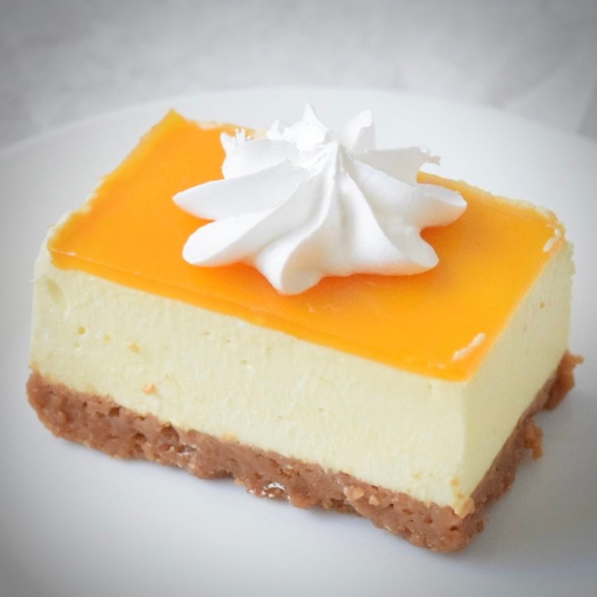 Mango Passion Cheesecake Bar