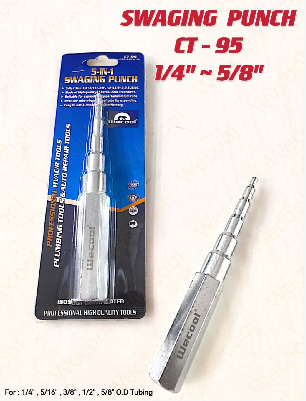 SWAGING PUNCH  "CT95"