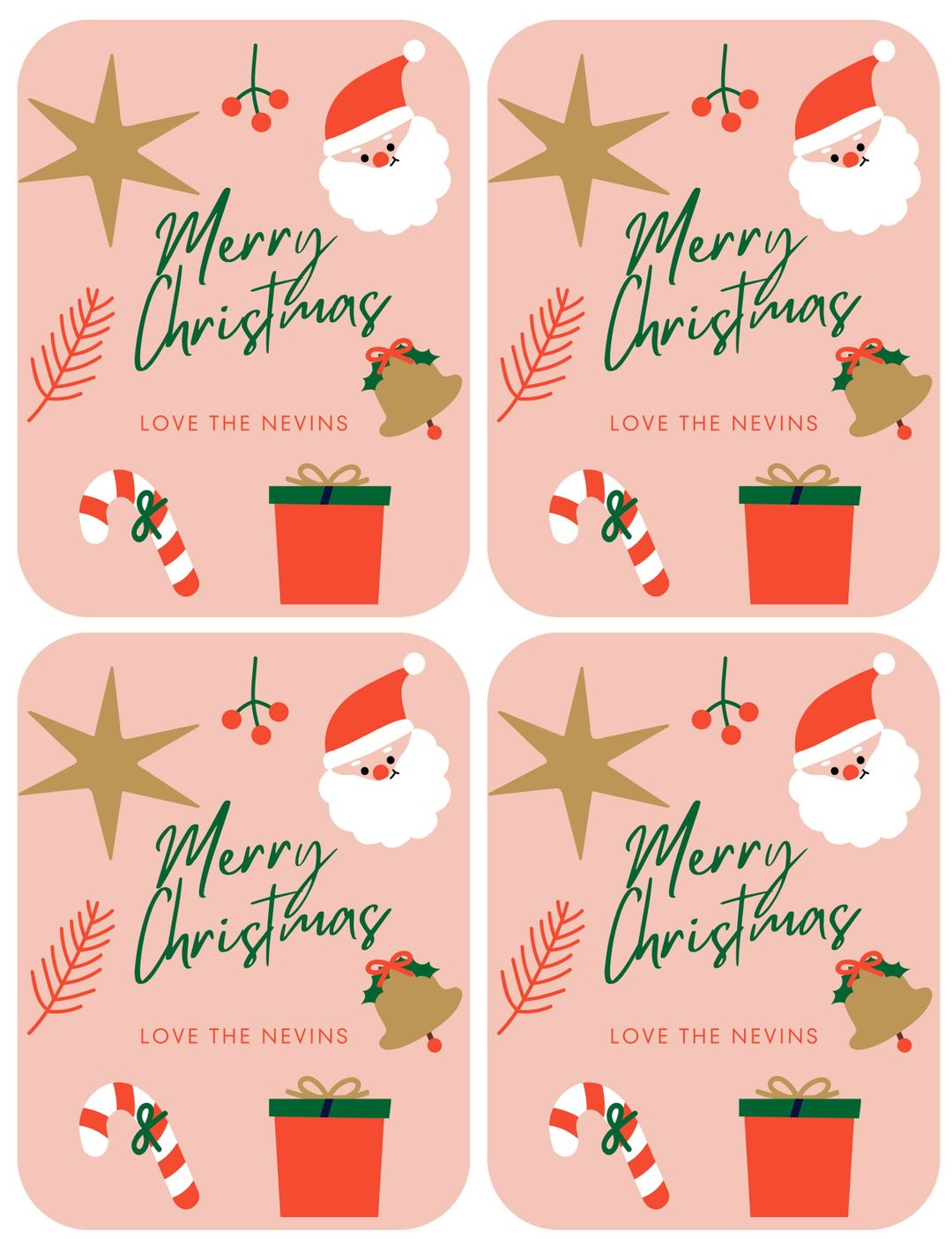 Christmas Decor Stickers 