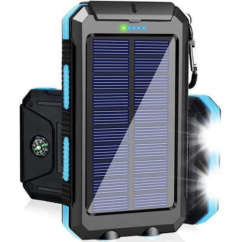 Solar Power Banks 20000mAh Waterproof Dual USB Output