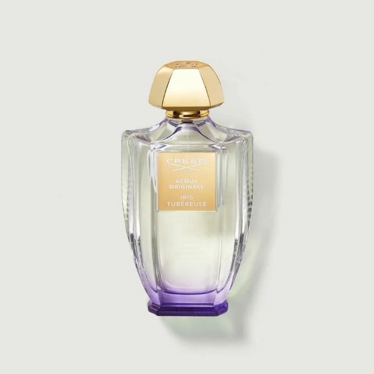 CLEAR GLASS BOTTLE CREED WITH CAP