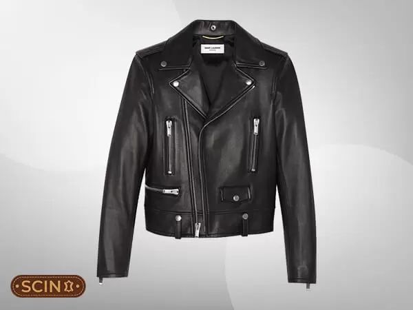 DADA' Ermenegildo Zegna Pelle Tessuta Leather Jacket