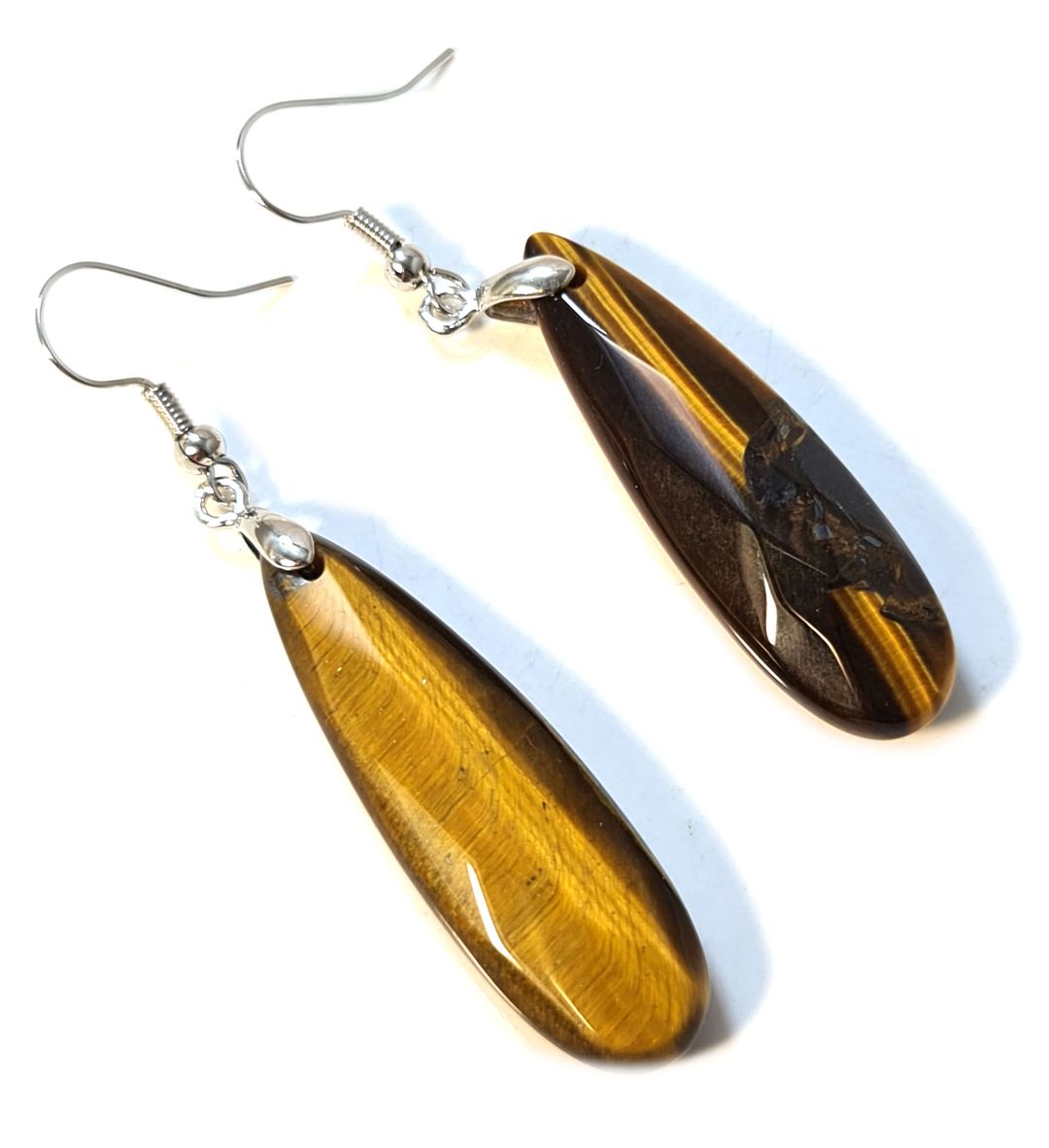 Tiger's eye earrings