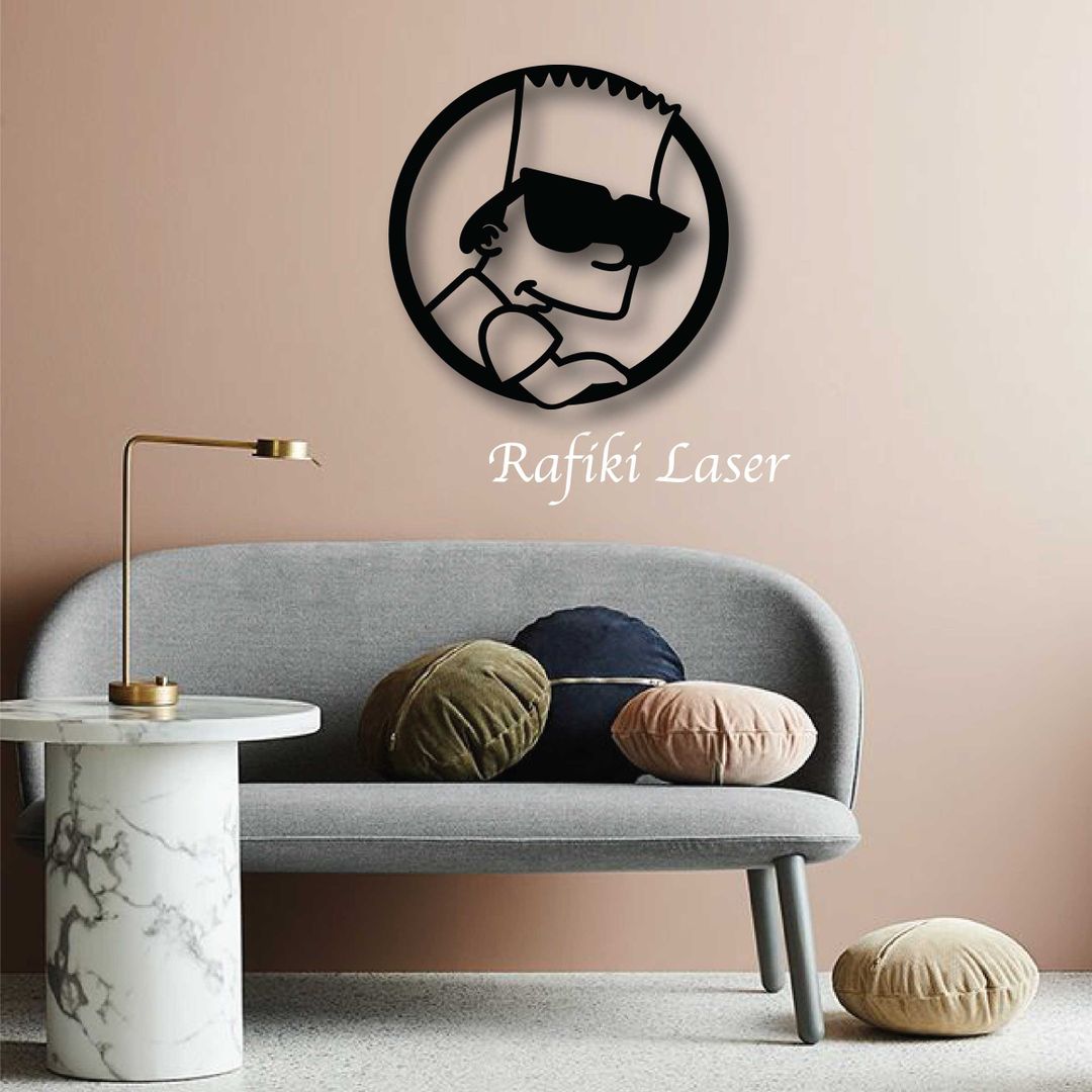 Bart Simpson Metal Wall Art Decor