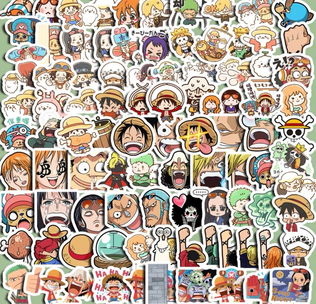 One piece stickers