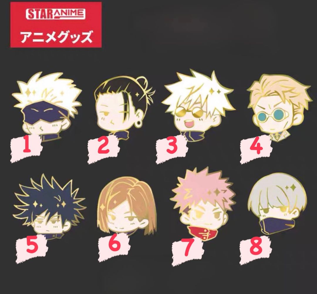 Jujutsu Kaisen Pins