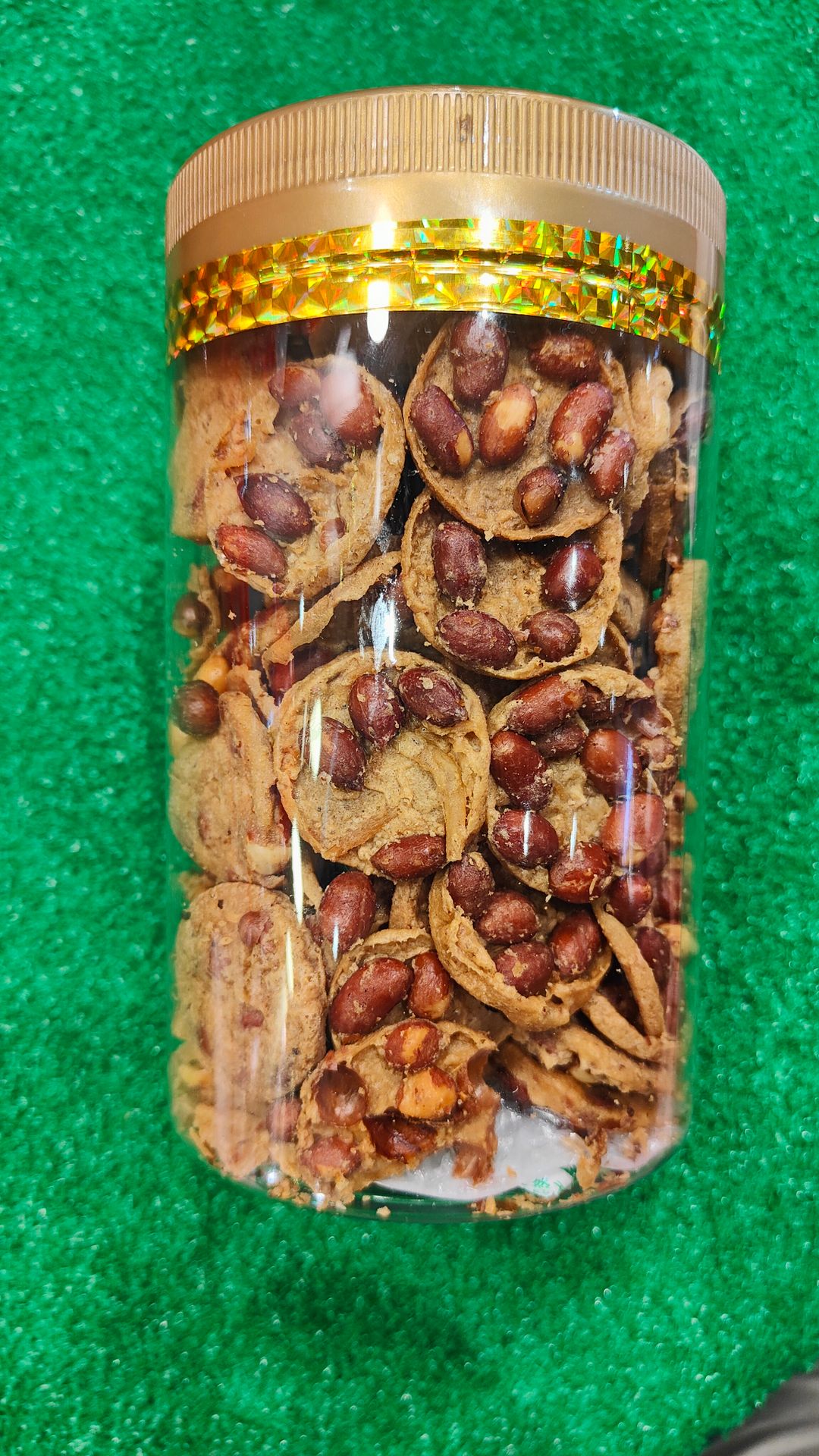 MINI PEANUT CRACKER WITH IKAN BILLIS 迷你江鱼仔花生脆片