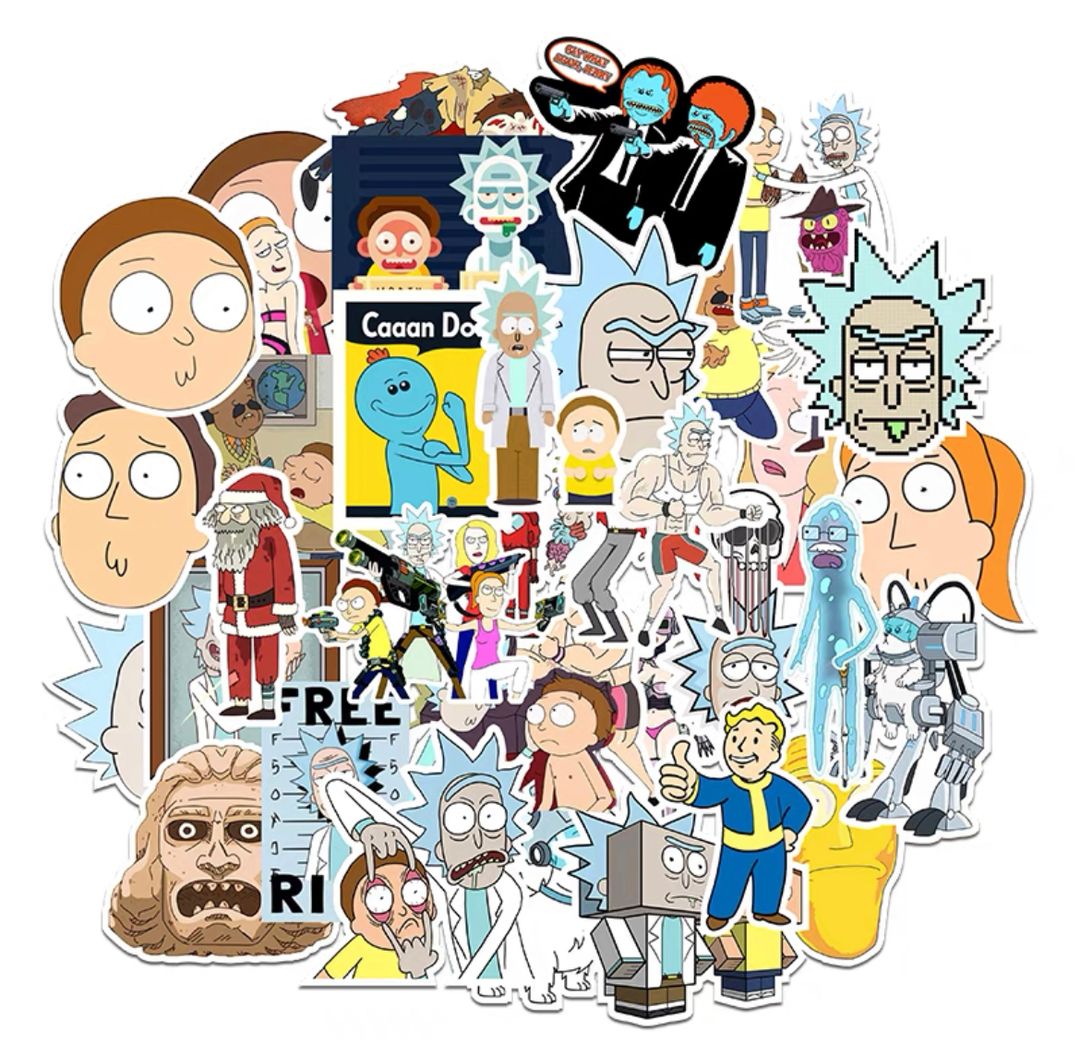 Rick and Morty Stickers