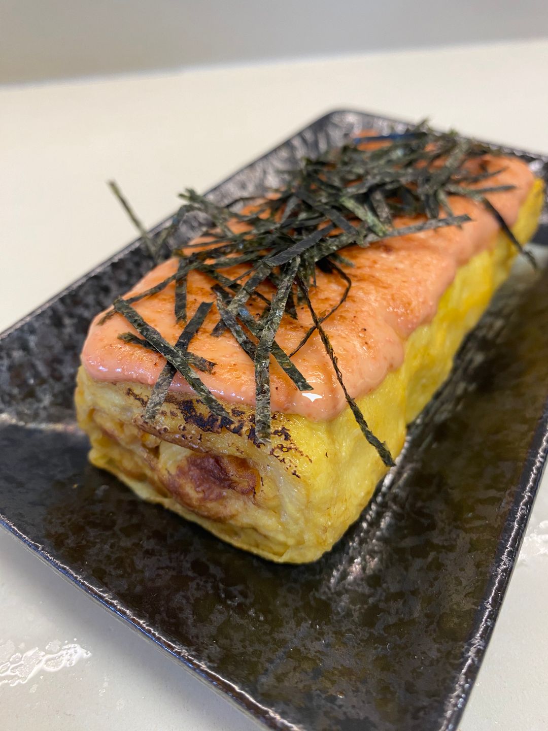 Tamagoyaki with Mentai Mayo