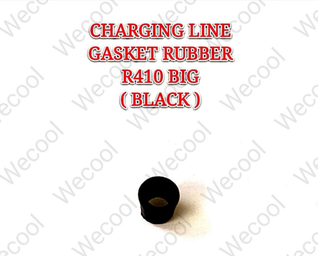 CHARGING LINE GASKET RUBBER - R410 BIG (BLACK)