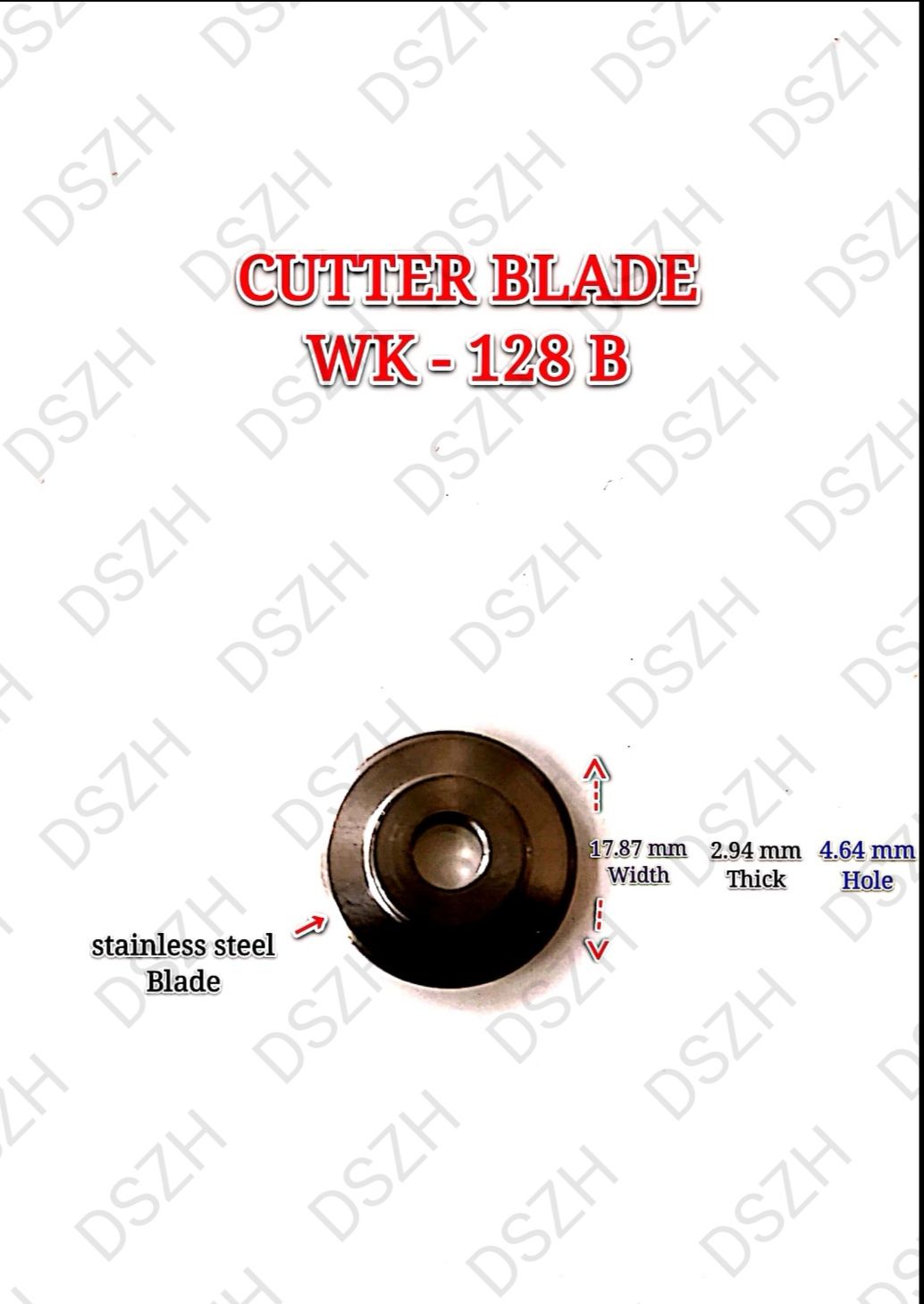 CUTTER BLADE - WK-128 B