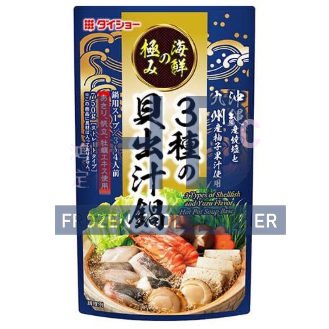 DAISHO OKINAWA GRILLED SALT AND KYUSHU YUZU 3 Kinds Shellfish Hotpot Soup Base