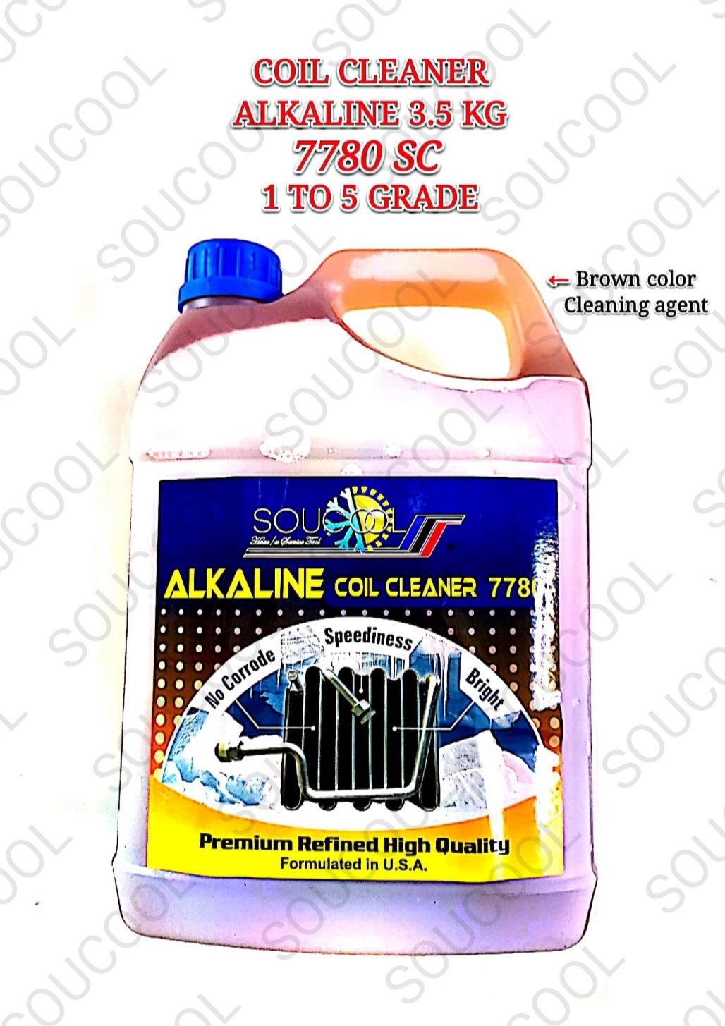COIL CLEANER ALKALINE 3.5KG - 7780 SC 1 TO 5 GRADE