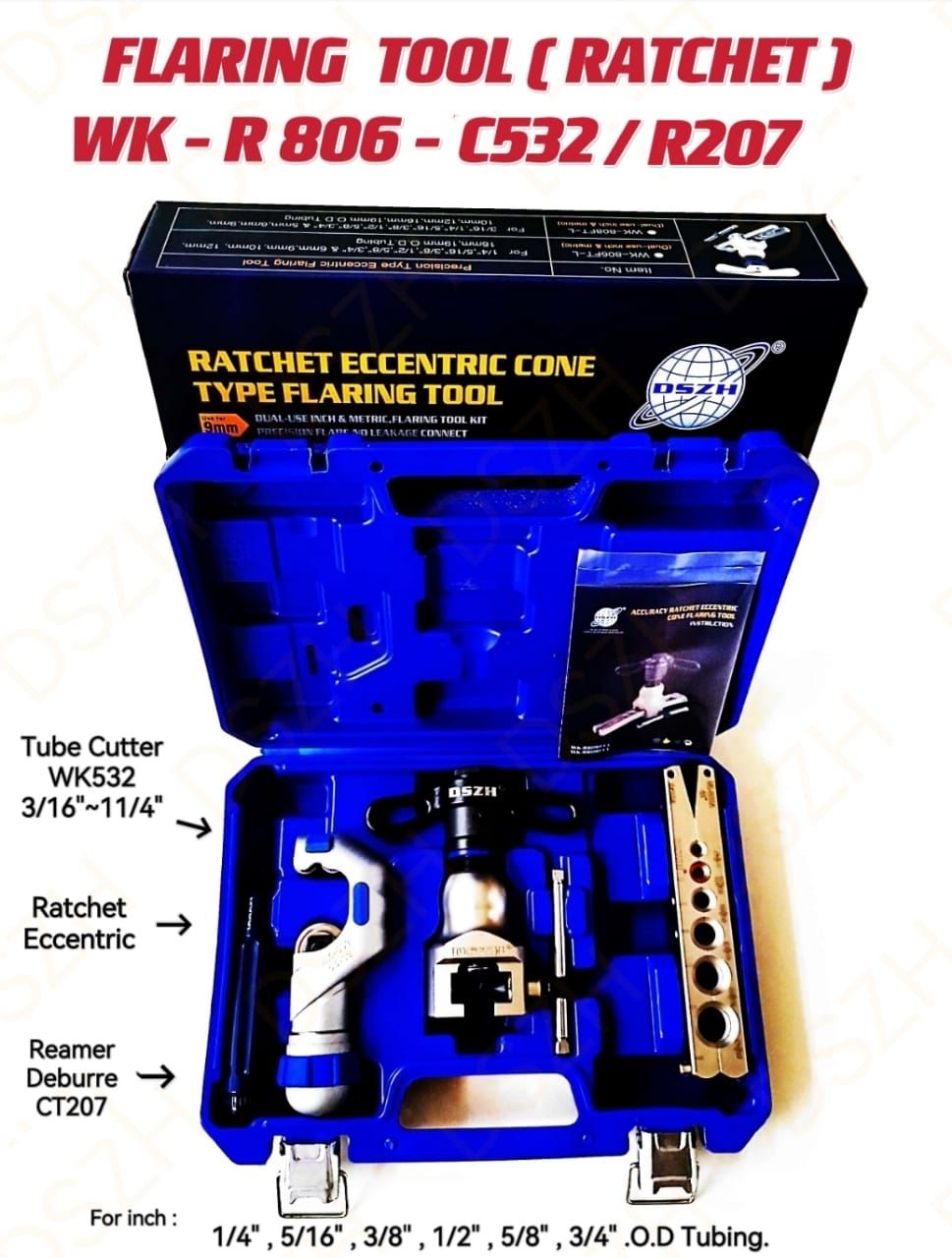 FLARING TOOL (RATCHET) WK- R 806 C532 / R207