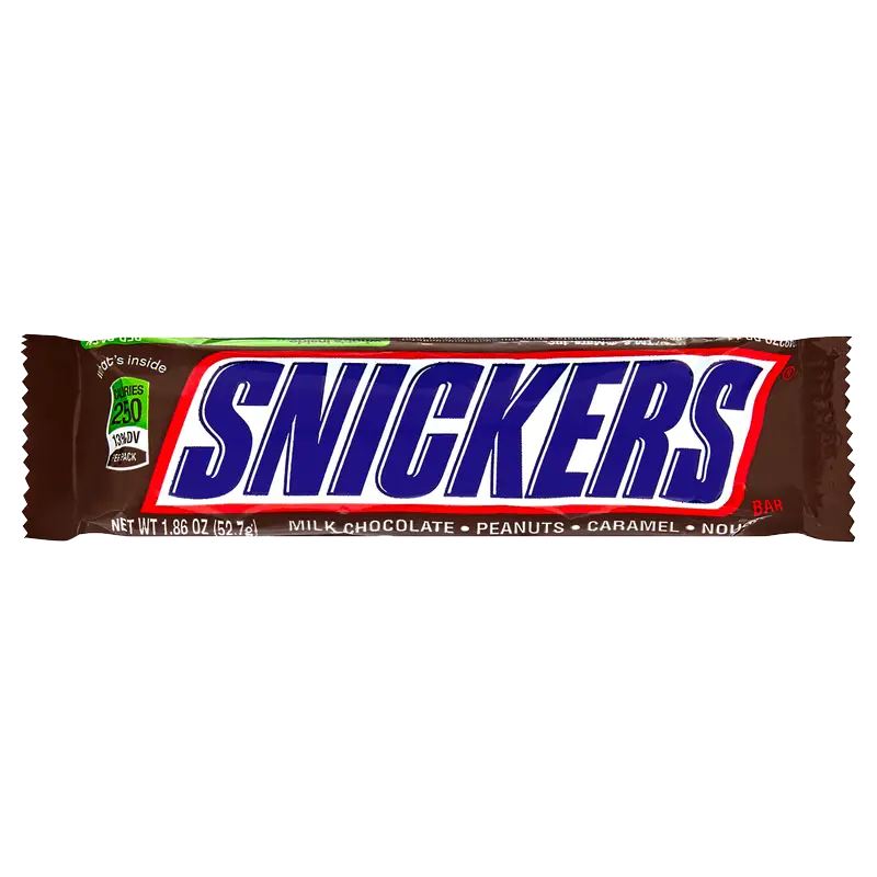 Snickers Chocolate Candy Bar 1.86oz