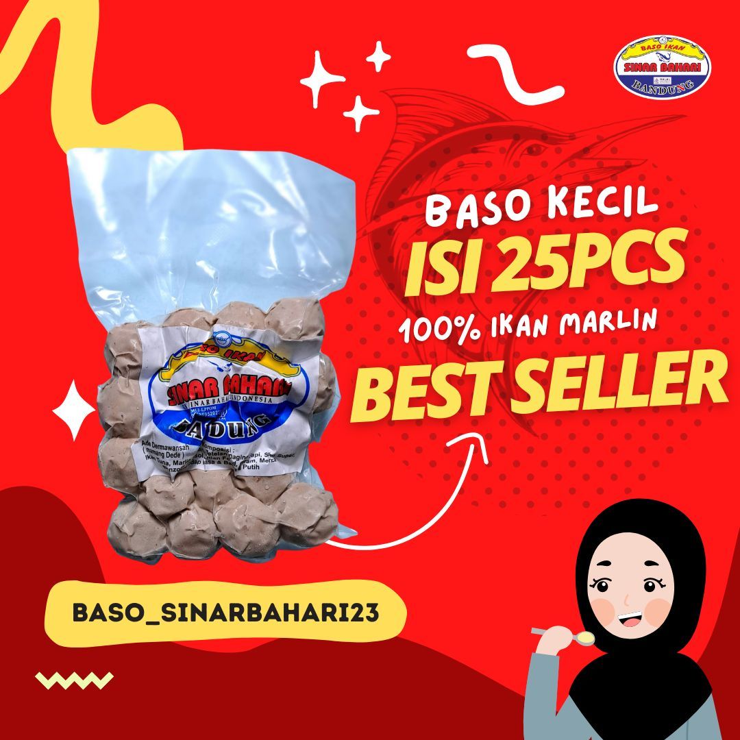 Baso ikan kecil isi 25 Sinar Bahari