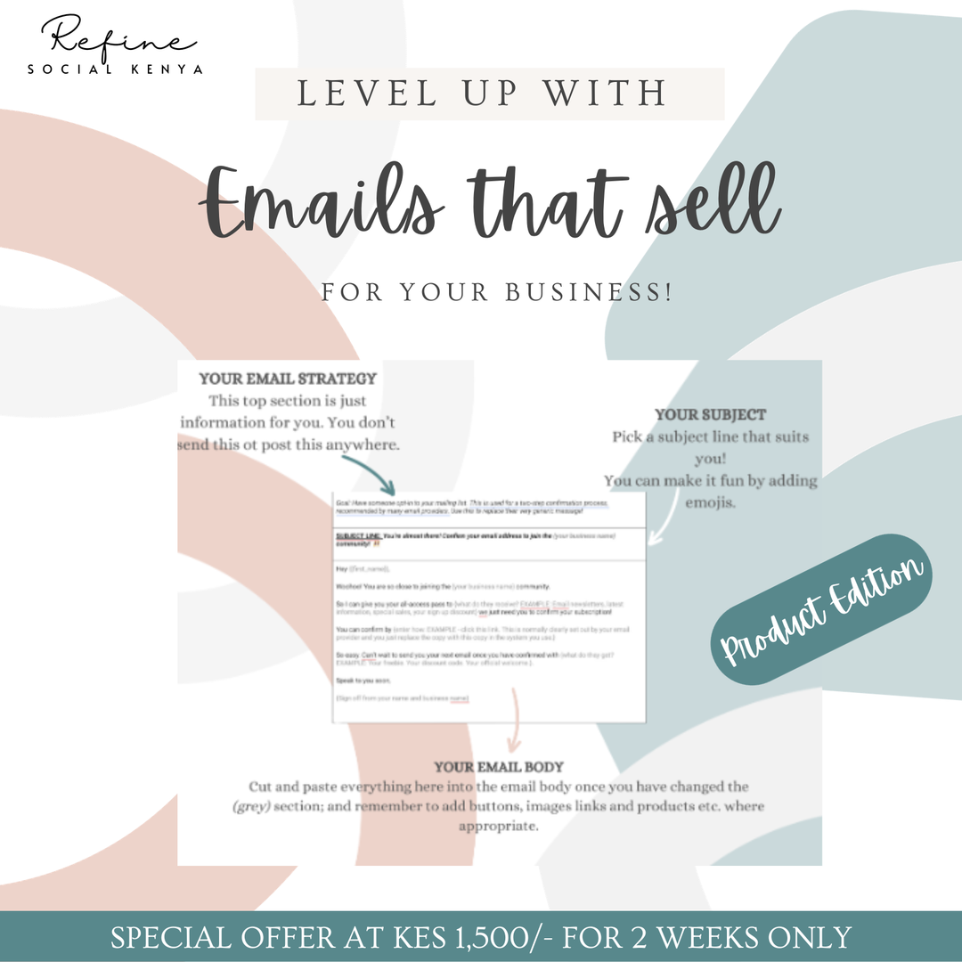 Emails that Sell! Product Edition