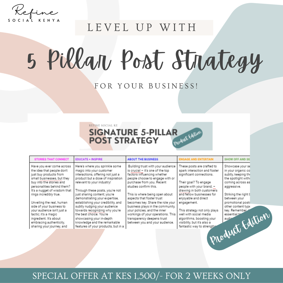 5 Pillar Posting Strategy (Social Media)