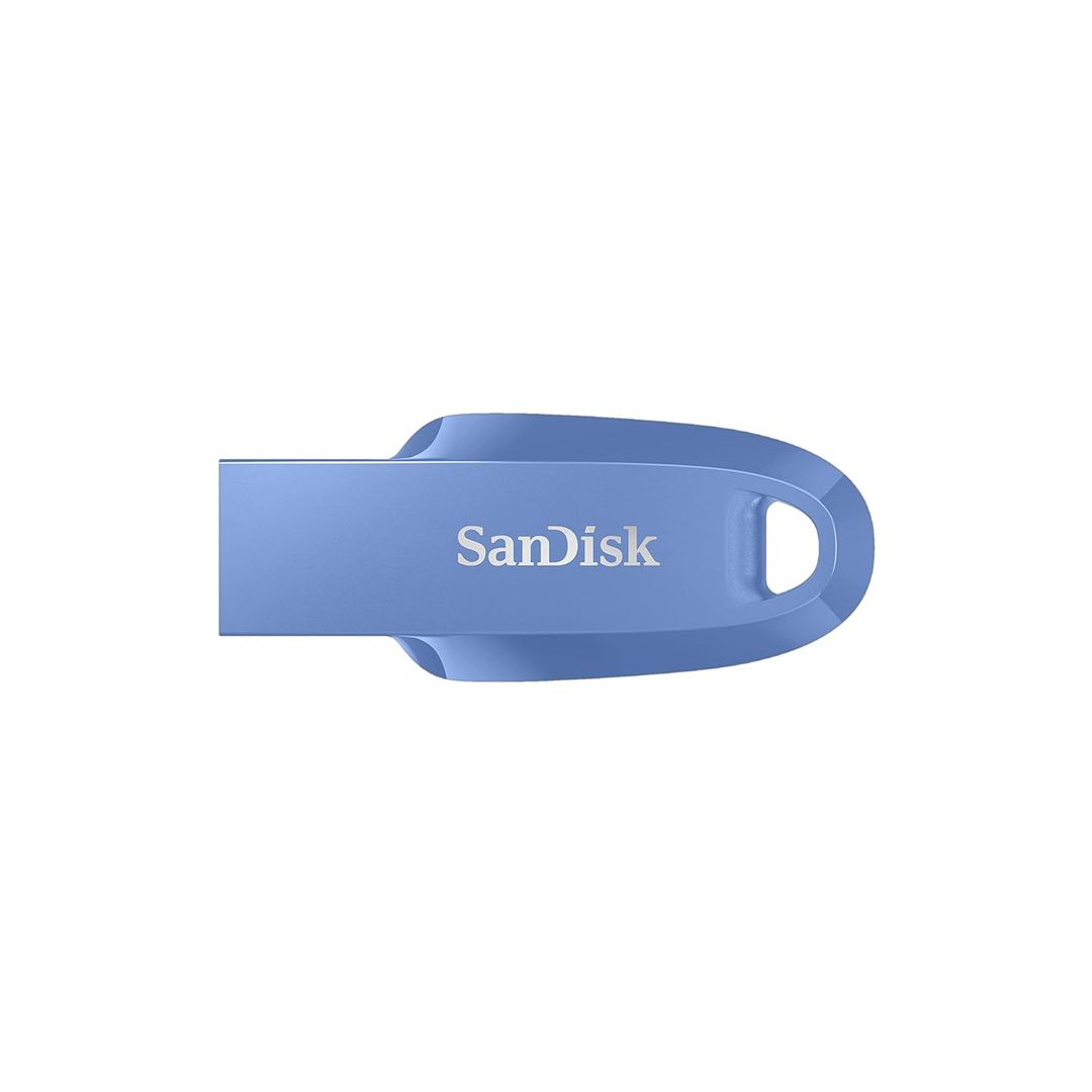 SanDisk® Ultra Curve (SDCZ550-064G-I35NB) USB 3.2 64GB 100MB/s R Navy Blue