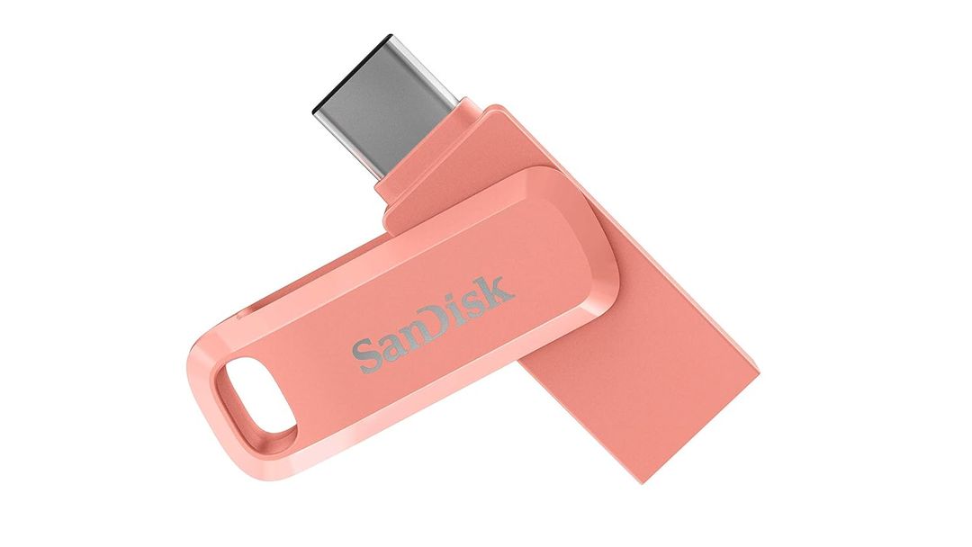 SanDisk Ultra Dual Drive Go (SDDDC3-064G-I35PC) 64GB USB 3.0 Type C Flash Drive (Peach)