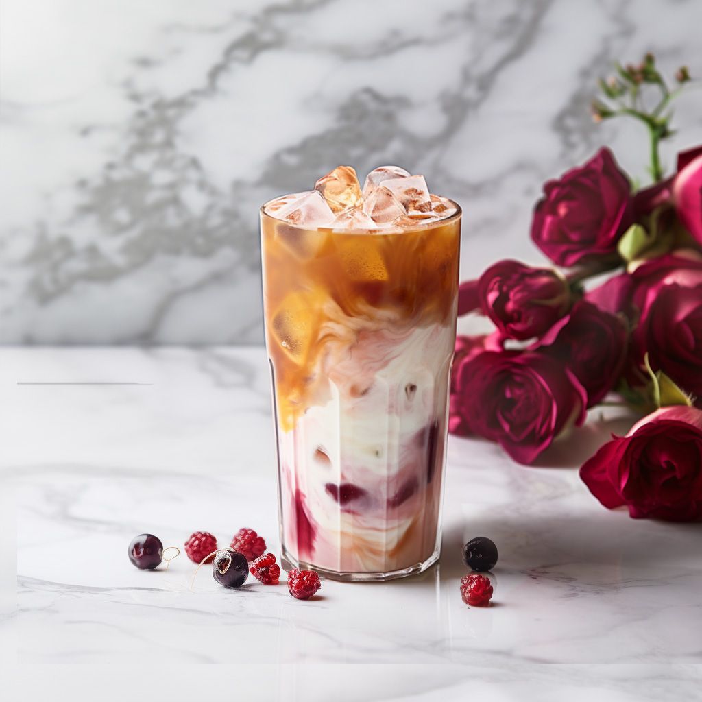 Iced Raspberry Oat Latte 