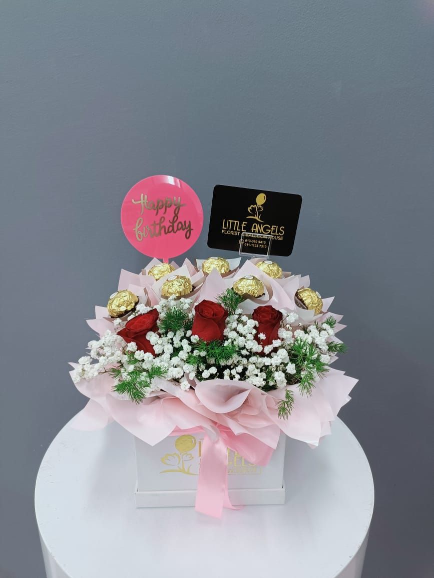 Roses and Ferrero Box