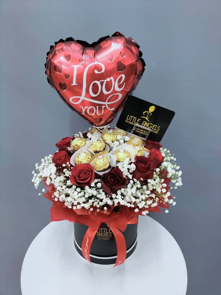 Roses and Ferrero Box