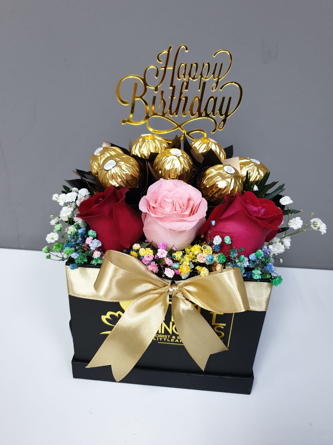 Roses and Ferrero Box