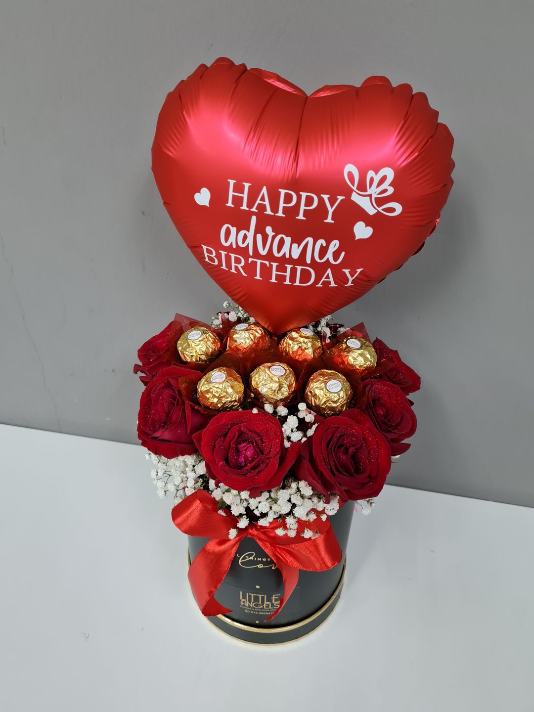 Roses and Ferrero Box