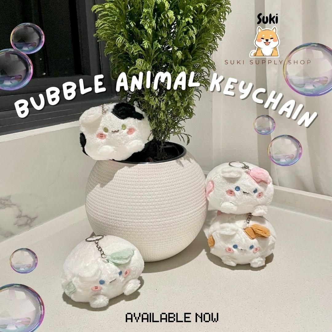 Bubble Animal Keychains