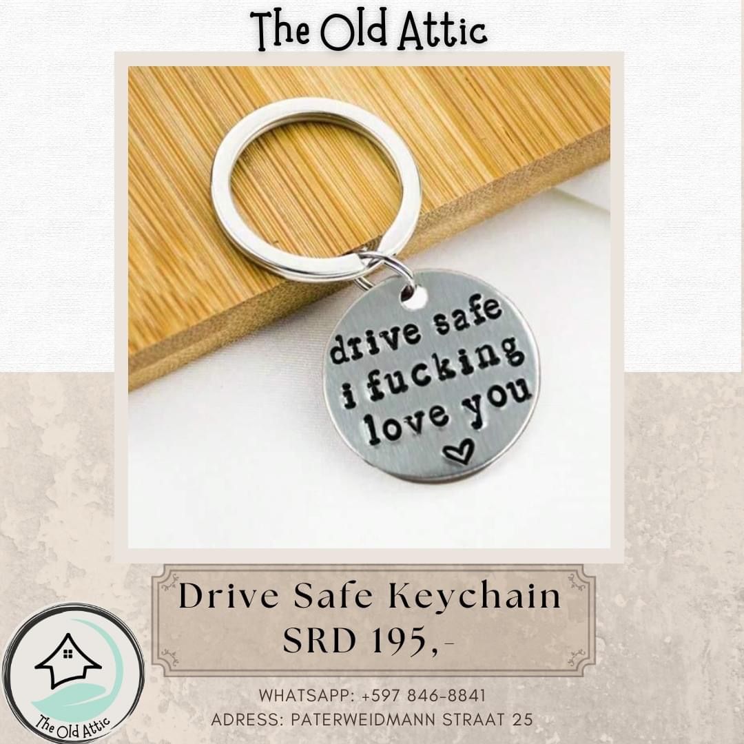 Drive safe keychain 