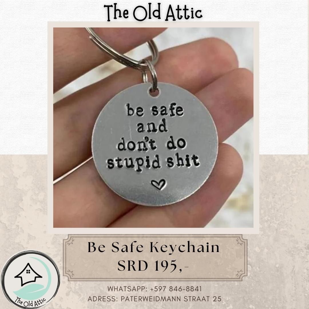 Be safe keychain 