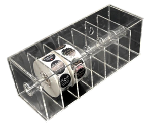 LABEL ROLL ACRYLIC BOX