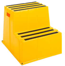 2 STEP SAFETY STOOL (YELLOW)