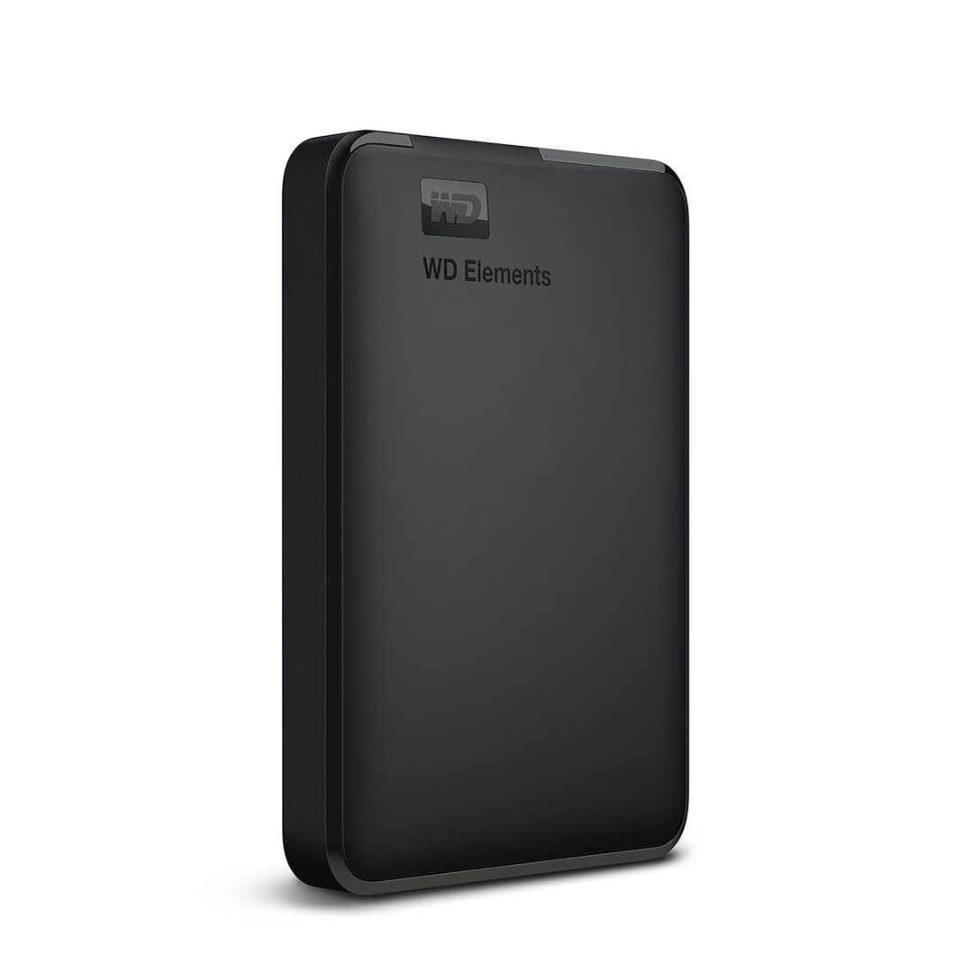 Western Digital WD 1TB Elements Portable Hard Disk Drive (WDBHHG0010BBK-EESN)