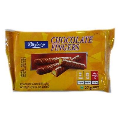 Ritzbury Chocolate Fingers 80g